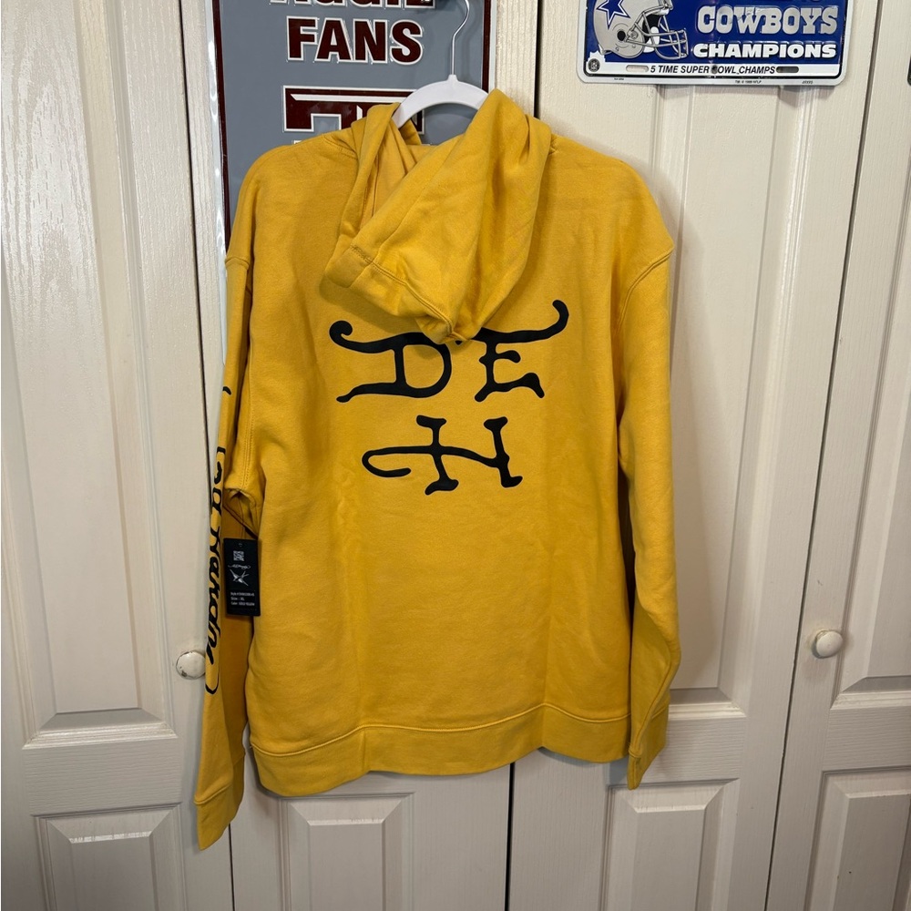 Ed Hardy Yellow Tiger Graphic Hoodie - Picture 4 of 9